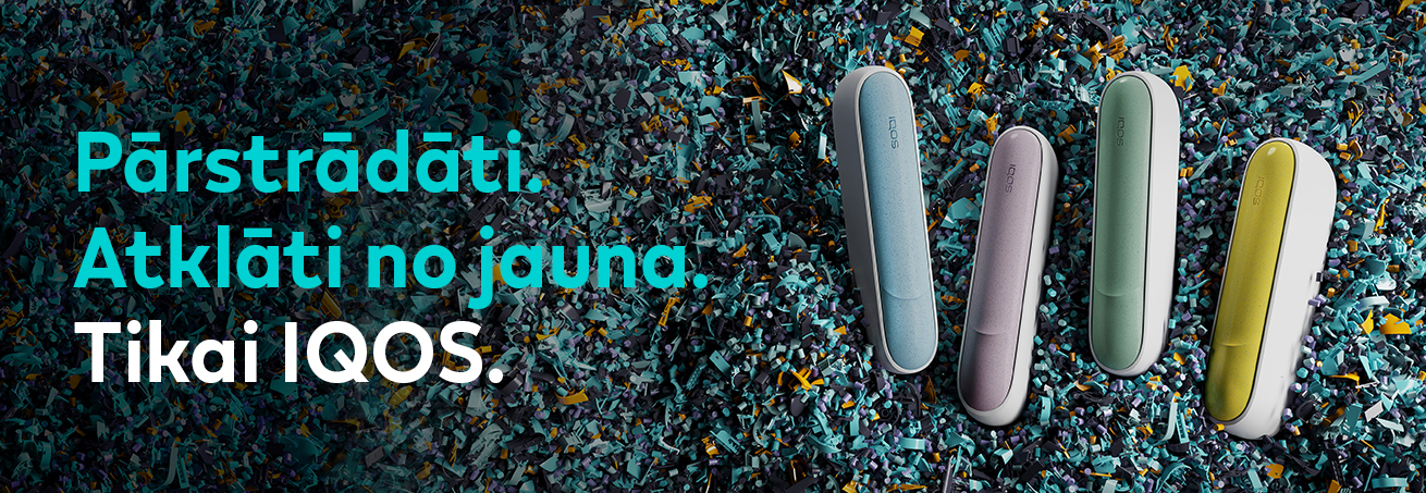 Pārstrādāti un atklāti no jauna - IQOS 3 DUO vāciņi